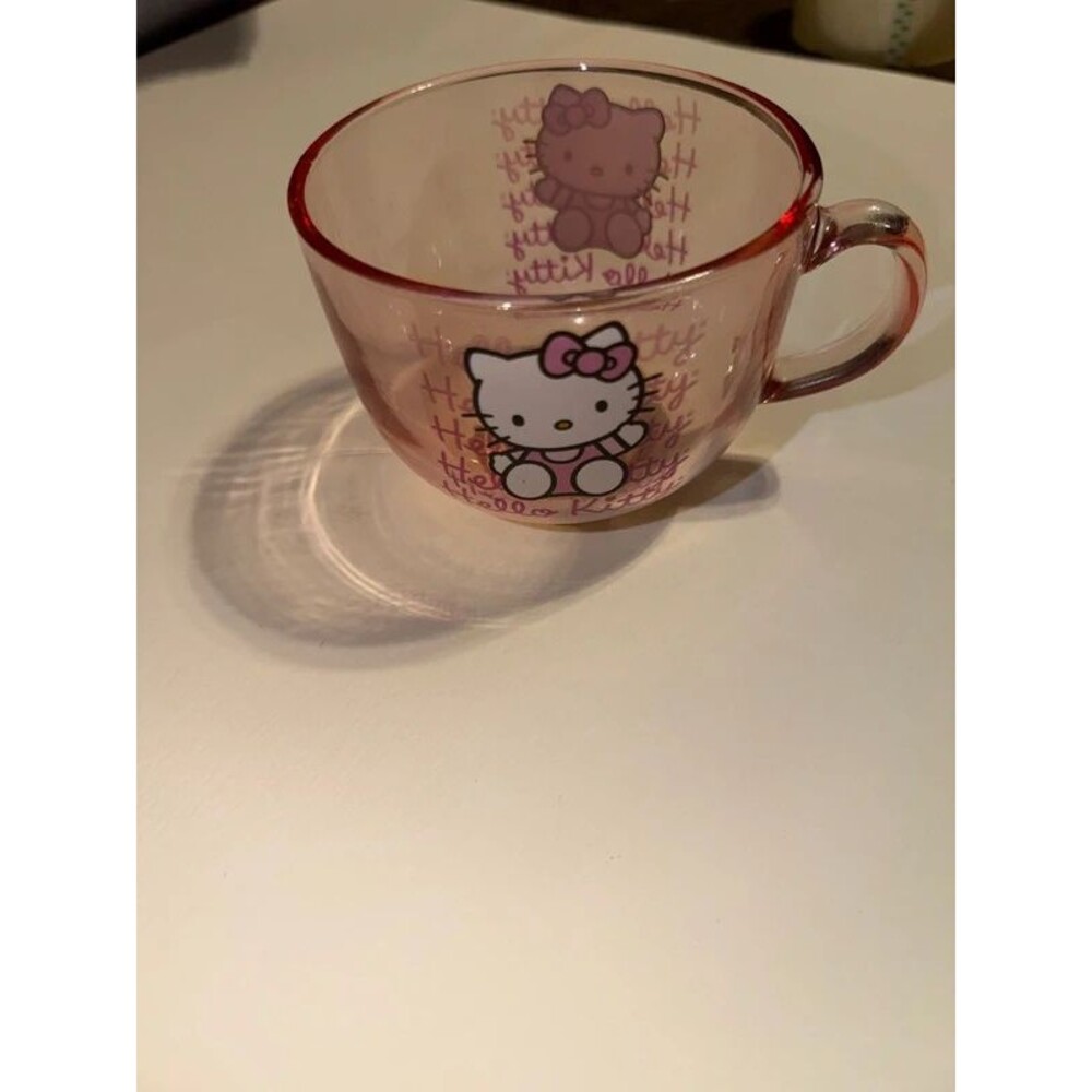 Hello Kitty glass mug
